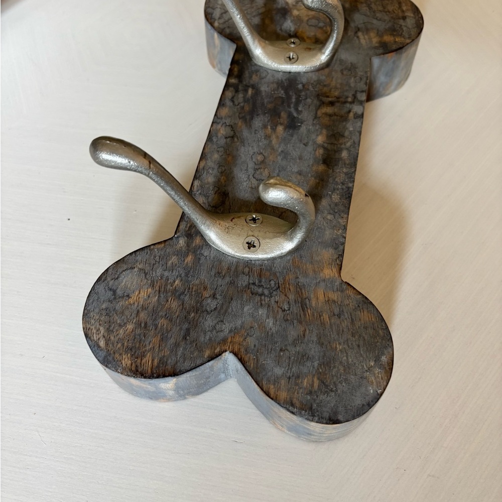 Rustic Bone Wall Hook Rack - Picture 3 of 7